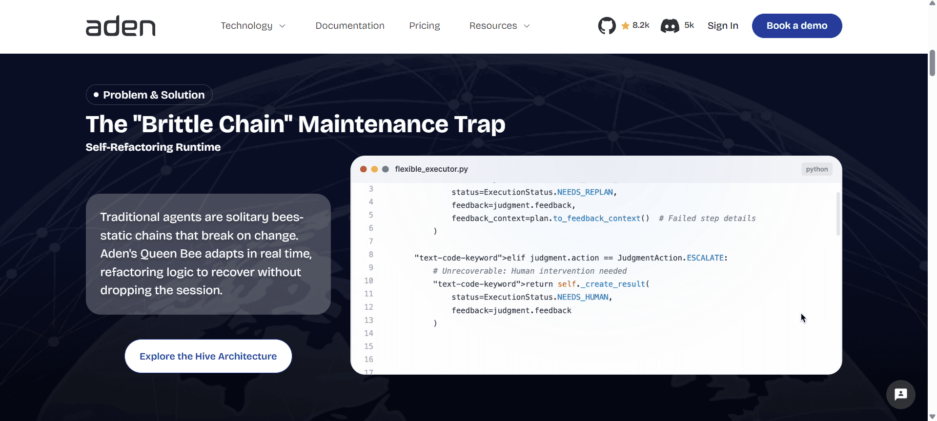 AdenHQ — AI Agents Platform preview