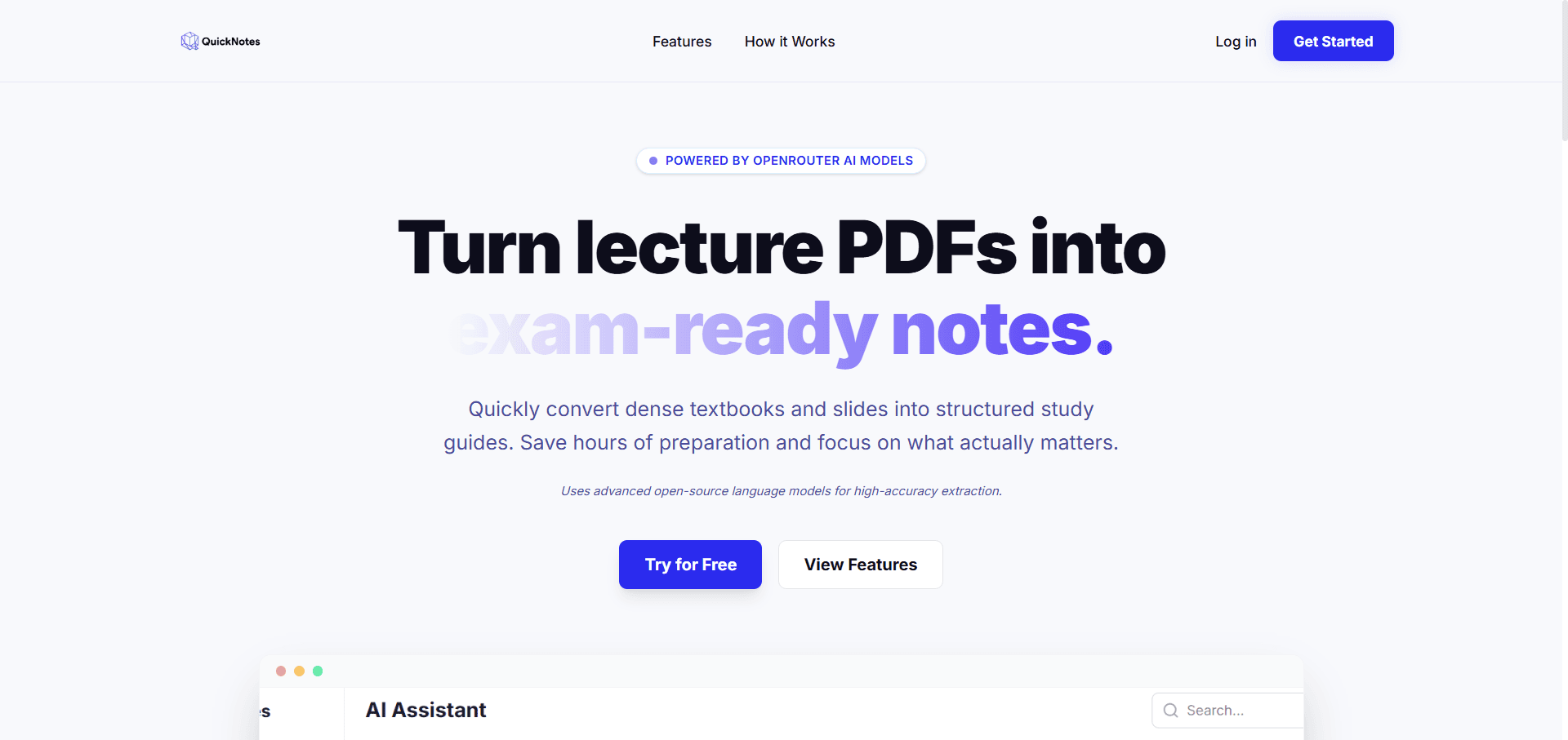 QuickNotes preview